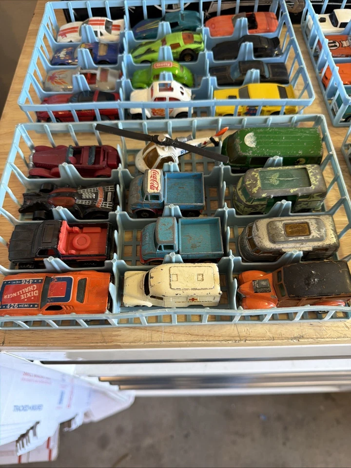 VINTAGE LOT OF 48 LESNEY MATCHBOX , MATCHBOX & HOT WHEELS 1970’s & 1980’s  - Image 2 of 4