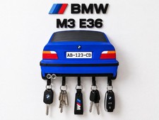 Bmw M3 E36 Wall Mounted Key Holder Hanger Organizer Euro Performance 3d Print