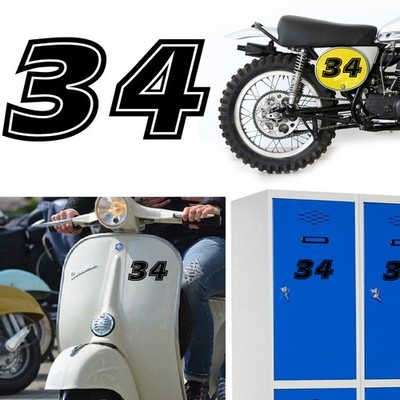 Nummer 34 Eras, Vinyl Aufkleber