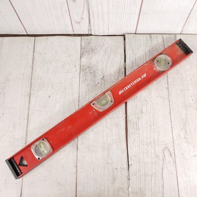 #ad #ad AUTHENTIC Craftsman 24quot; 609mm I Beam Triple 3 Level Red 885911573894 USED $20.95