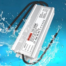 12V 400W Power Supply IP67 Waterproof LED Driver AC to DC Low Voltage
