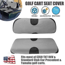 Golf Cart Seat Covers Protector for EZGO TXT RXV& Club Car DS Precedent Yamaha