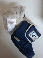 NEU Dunkelblaue Fleeceschuhe von Sterntaler - Gr. 15-16 Raumschiff ansehen RL5 3