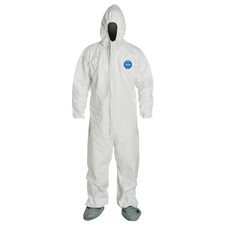 Dupont Disposable Particle Protection Coveralls QRY25 Size L TY122SWHLG002500