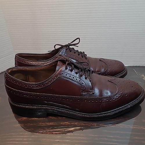 Bostonian Commonwealth Mens Oxford Cap Toe, Brown Leather Dress Shoes Size 11 D - Picture 2 of 10