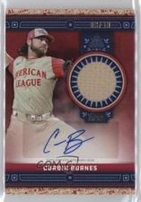 2024 Topps Update All-Star Stitches Red 9/10 Corbin Burnes #ASSA-CB Auto v9t