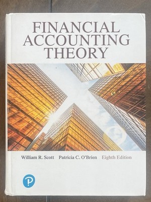 Financial Accounting Theory 8th Ed. Hardcover - GOOD