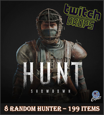 Hunt: Showdown Twitch Drops - 8 Random Hunter + 143 Crates + 32 Skins + 16 Charm