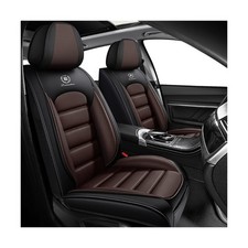 Truck Seat Covers for Toyota Tacoma 2006-2026, Waterproof Nappa Leather Full ...