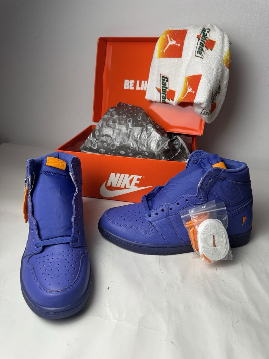 Size 13 - Air Jordan 1 Retro OG G8RD High Rush Violet Air Jordan 1 Retro High Gatorade Rush Violet AJ5997-555 Size  main image 2
