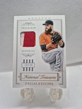2015 Panini National Treasures Treasured Material Dallas Keuchel GU Relic /25 🔥