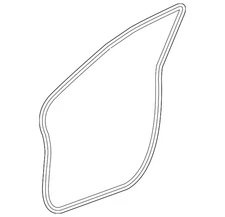 Genuine Honda 2012-2014 Honda CR-V - Seal Front Door Opening 72315-T0A-A01