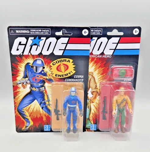 GI Joe 2022 Hasbro Pulse O-Ring Cobra Commander & Duke Set MOC