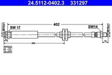 Flexible de frein Citroen NEMO