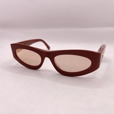 Fendi Womens FF Diamond Narrow Oval Mirror Sunglasses Brown