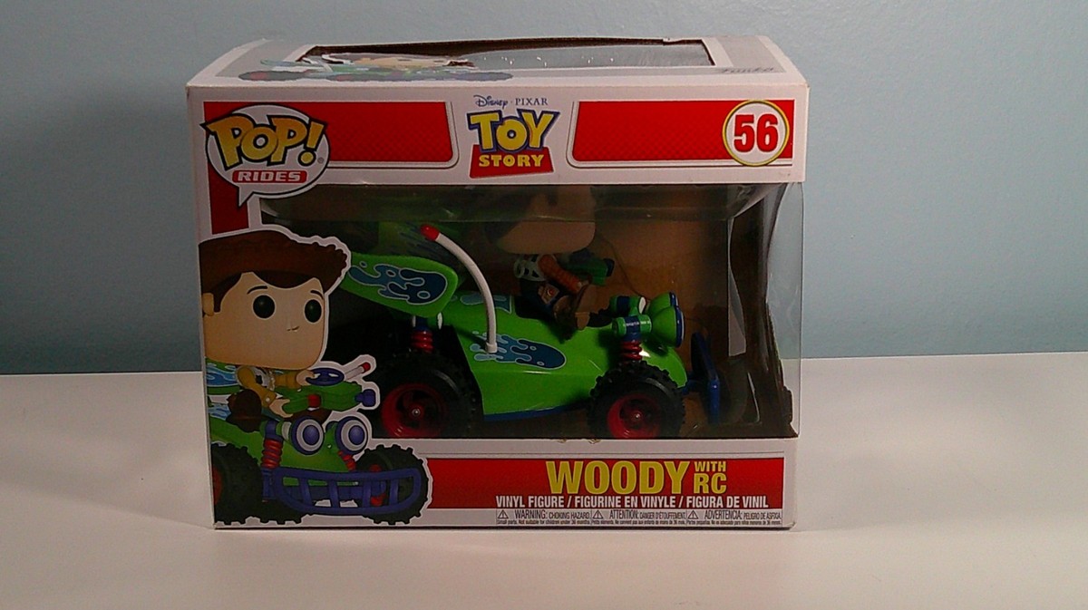 ディズニー　ファンコポップ フィギュア　トイストーリー　RC ウッディ Funko Pop! Rides: Pixar - Woody with RC #56 for sale online | eBay