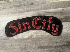 Vintage 1970’s Sin City Disciples Motorcycle Club 1%er Top Rocker Patch