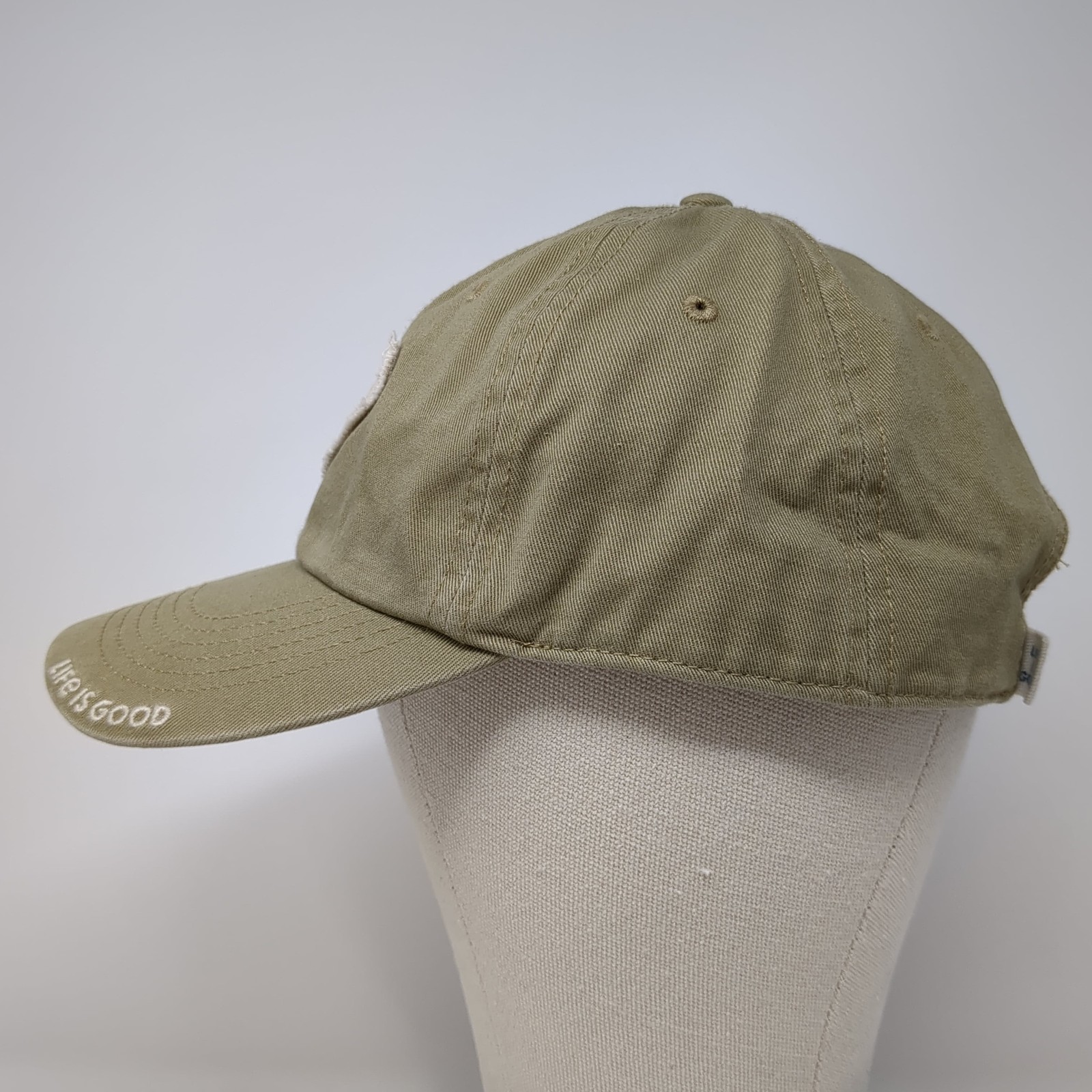 Be Kind Heart Patch Slideback Hat Beige One Size … - image 3