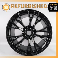 14-19 Chevrolet Corvette C7 Z06 12 X 20 20 Rear Wheel Rim Black 23317166 Oem