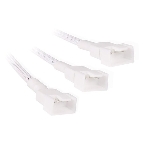 3x Alphacool Y-Splitter 4-Pin auf 3x 4-Pin PWM 60cm - weiß - Bild 2 von 2