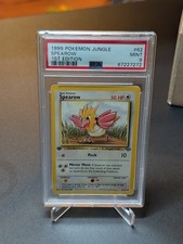 PSA 9 1999 Pokémon Jungle 1st Edition Spearow #62