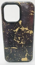 OtterBox Symmetry Case for iPhone 13 Pro, Enigma Black/Gold, Original, Authentic