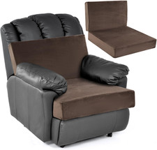 Cuscini Sedia Reclinabili in Schiuma per Anziani, Cuscini Sedia Spessore 4" con Supporto Schienale 