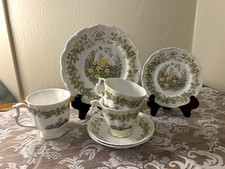 Royal Doulton Brambly Hedge Spring Set: Plates, Tea Cup Saucer Jill Barklem 1983
