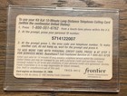 VINTAGE KITKAT CANDY PHONE CARD  FROM 1995 - FRONTIER COMMUNICATIONS — photo 2