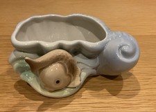 Hornsea Pottery Posy Vase with Fish #23 by Colin Rawson UK/c1950s