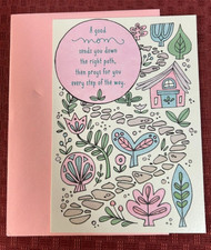 Happy Mother's Day Greeting Card  Envelope  Mom