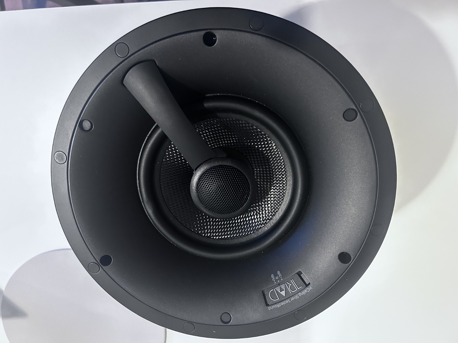 Rust Triad Triad IC Silver SealedRound Round InCeiling Wired Speaker 8 Ohm White ...