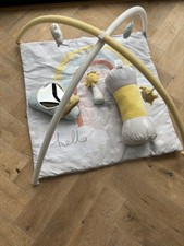 Mamas & Papas Baby Playmat Gym Arch Rainbow Cloud Mirror Square 0m+ 00821