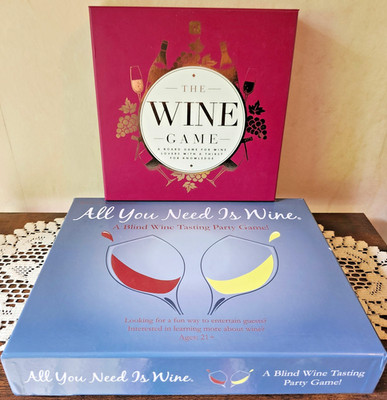 Wine Board Game Lot The Wine Game + All You Need Is Wine New Party Games