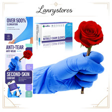 Disposable Nitrile Gloves - Chemo-Rated, 4 Mil Thickness, 200/2000 Count Options
