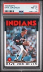 1986 Topps Baseball Dave Von Ohlen #632 PSA 7