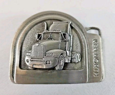 Vintage KENWORTH Tonkin 1985 B-42 Pewter Belt Buckle Semi Truck Trucker