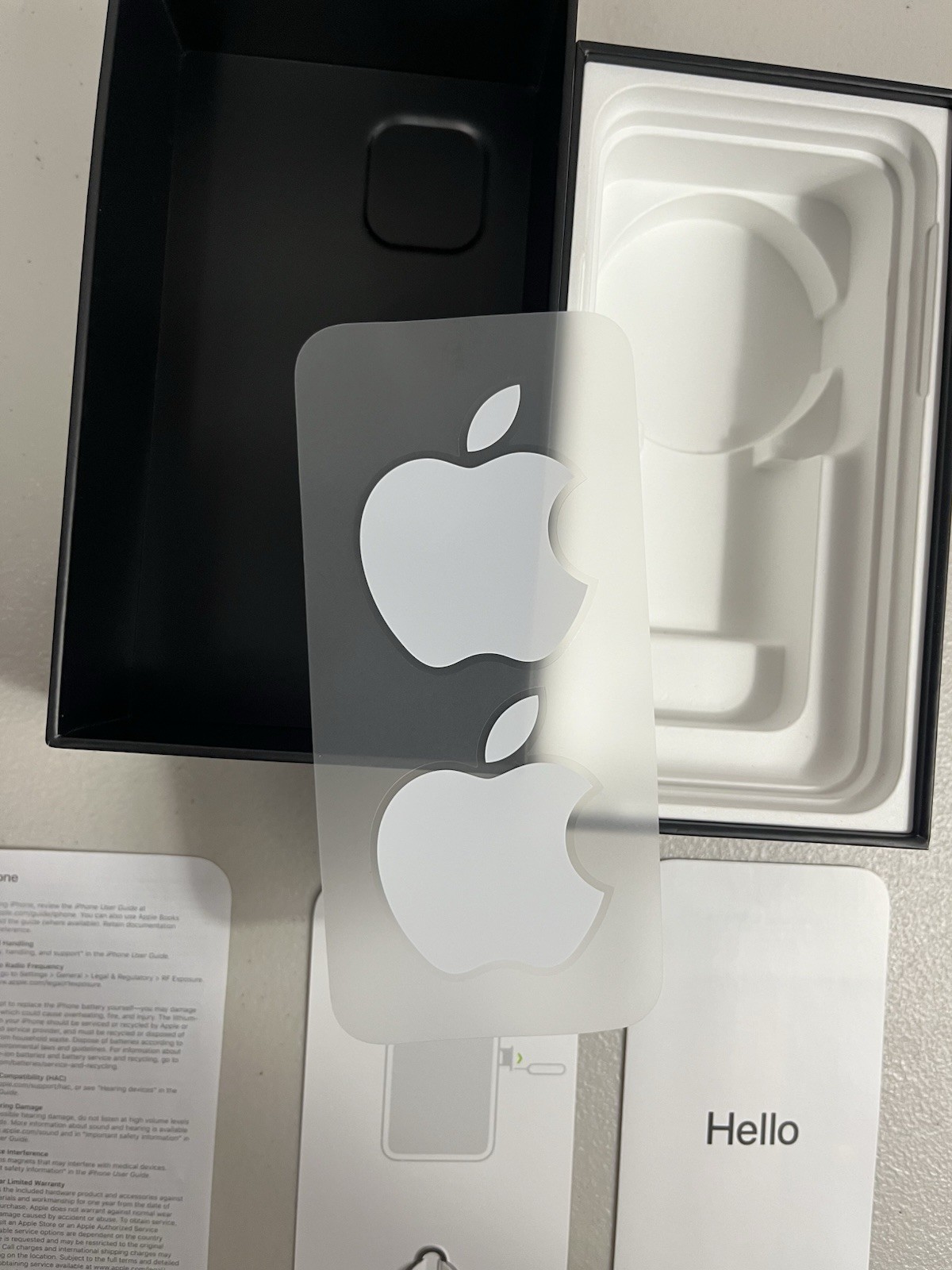 Apple iPhone 11 Pro 64GB Silver Original Retail Box & Sticker (EMPTY BOX ONLY)