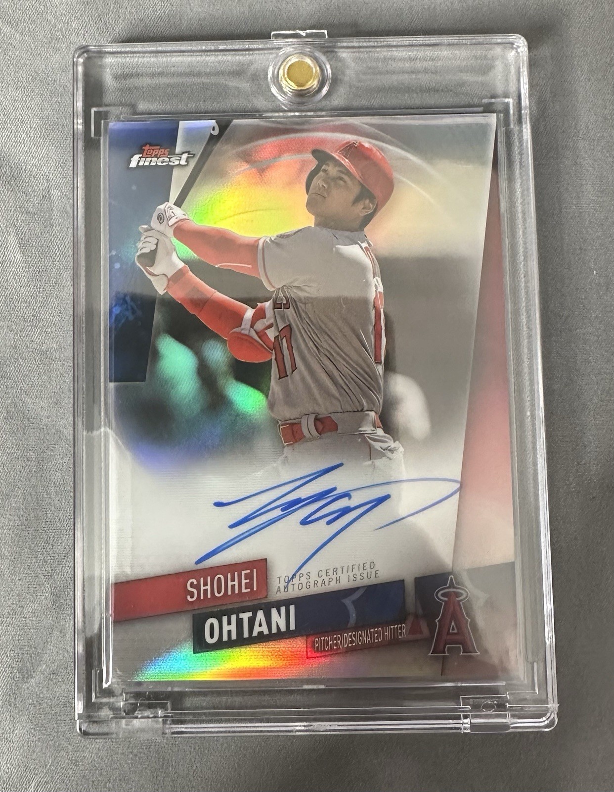 2019 Topps Finest - Shohei Ohtani 2nd Yr RC SP Refractor Auto! RC SIG!🔥😬👌 view 3
