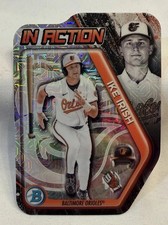 Ike Irish 2025 Bowman Draft Chrome Bowman In Action Mojo Refractor #BIA-17