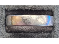 Solid Platinum Band Mens Ring – Fully Hallmarked - Size Y 1/2