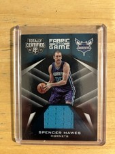 16-17 Panini Totally Certified Fabric of the Game Materials Spencer Hawes #3 MEM