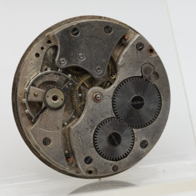 LOCARNO LIBERTY 6j SWISS POCKET WATCH MOVEMENT 43mm FOR REPAIR (JJ)