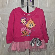 Nickelodean Y2K Girls Bubble Guppies Pink Top 2T [2015]
