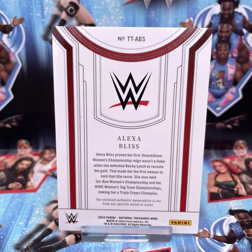 Alexa Bliss WWE National Treasures 2024 Treasured Threads Memorabilia Relic /10 - Bild 4 von 5