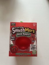 NEW Crazy Fun Smush Mart Red Apple Squishy Scented Viral Toy
