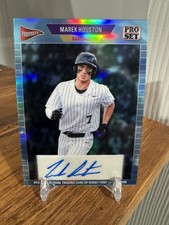 2026 Leaf Pro Set Metal Baseball Marek Houston Prospect RC #/10 Auto