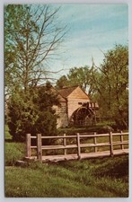 McCormicks Mill Steeles Tavern VA Cyrus Water Grist Mill Postcard Virginia