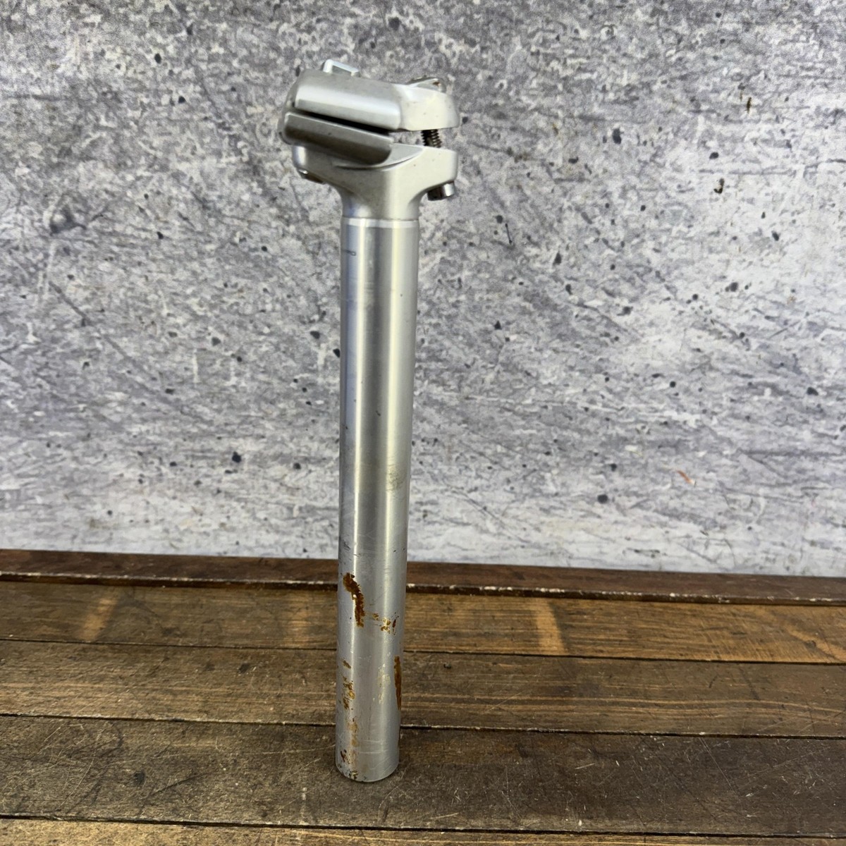 Vintage Suntour Superbe Pro Seatpost 27.2mm Silver Alloy Japan