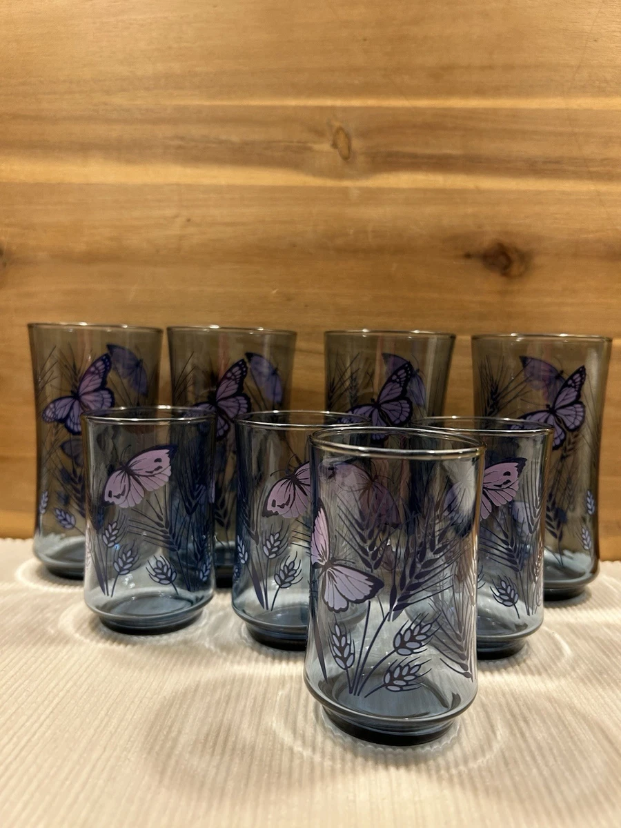 Butterfly Drinking Glasses Indiana OTHER 40s, 50s, & 60s Glassware
